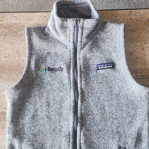 Patagonia XS Heathered Gray Zipped Vest